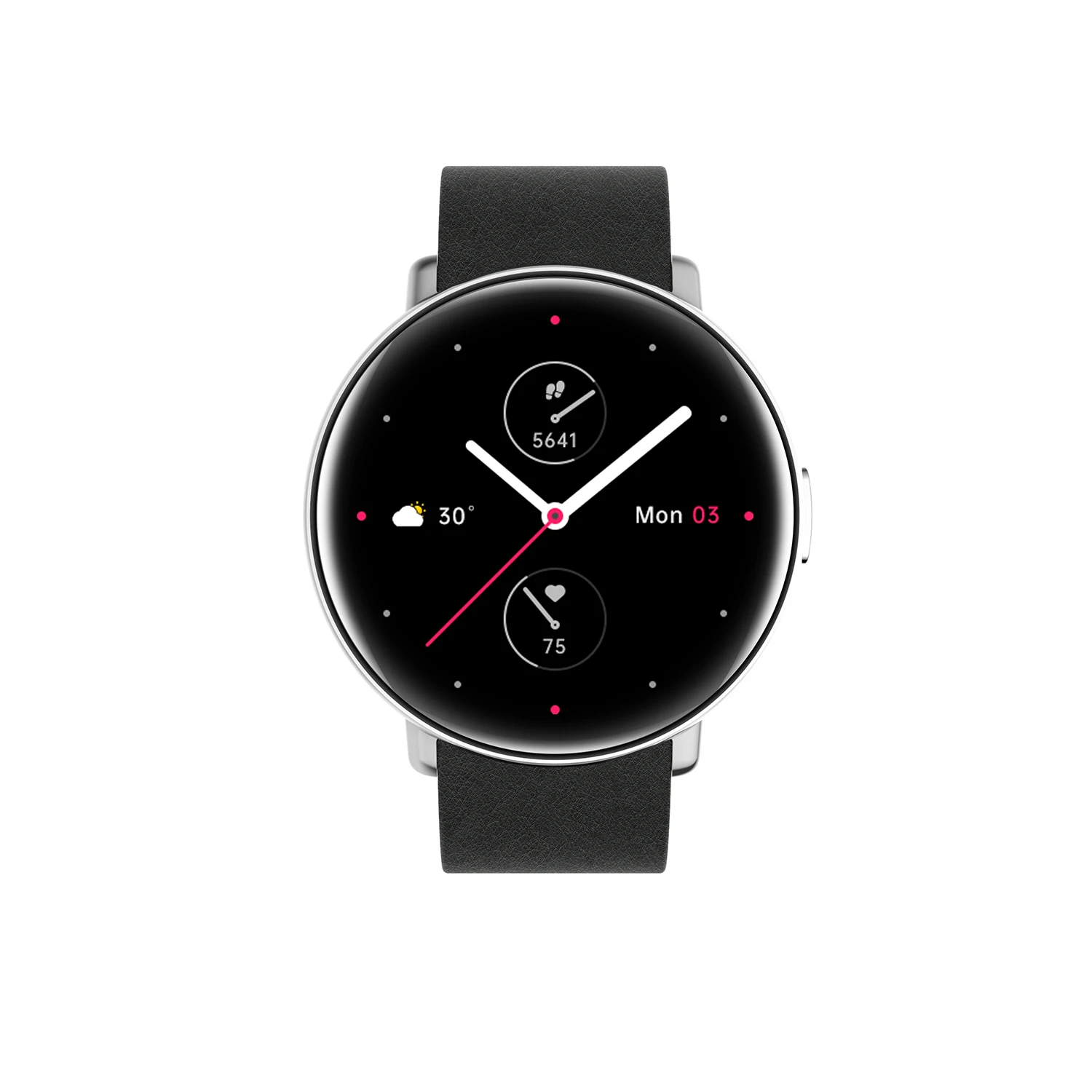 2021 New M30 Smartwatch Full screen touch 1.35 Inch AMOLE Round screen  HS6621 Chip IP68 Waterproof Smart Watch