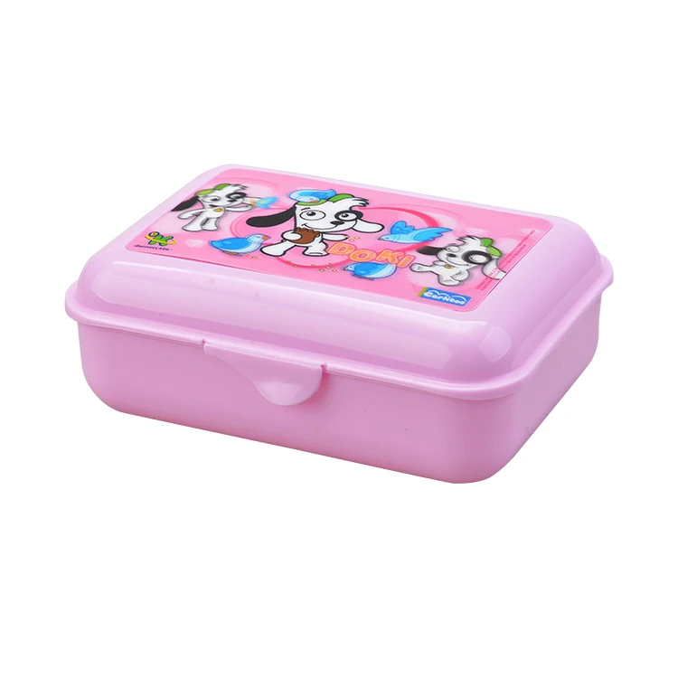 Customized Household Food Storage Container Cute 3D Printing Bento Box Cheap Plastic Lunch Box For Kids