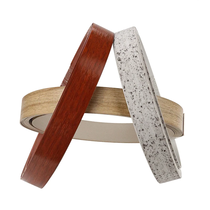 PVC furniture edge decorative flexible  plastic metal finishing plywood extrusion strip banding for furniture accessories