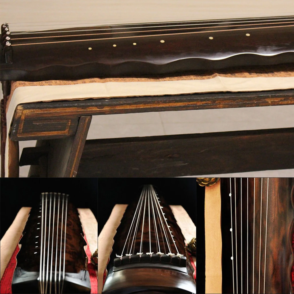 NAOMI Professional Guqin Instrument Chinese 7 String Zither Luo Xia Type Qin