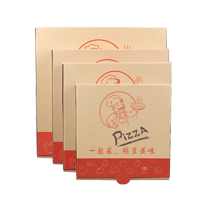 most popular hot sale high quality pizza paper box With low price pizza packaging with free design logo food packaging boxes