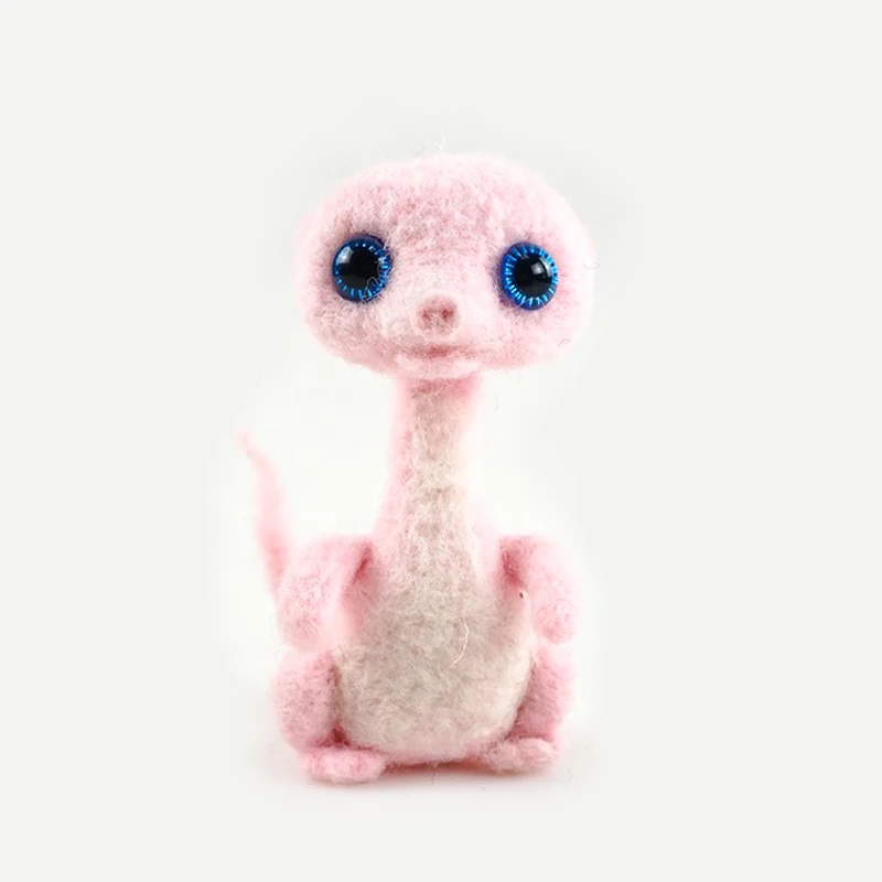 Hot Selling Cute Animal DIY Handmade Wool Felt Toys Wool Needle Felting Kit