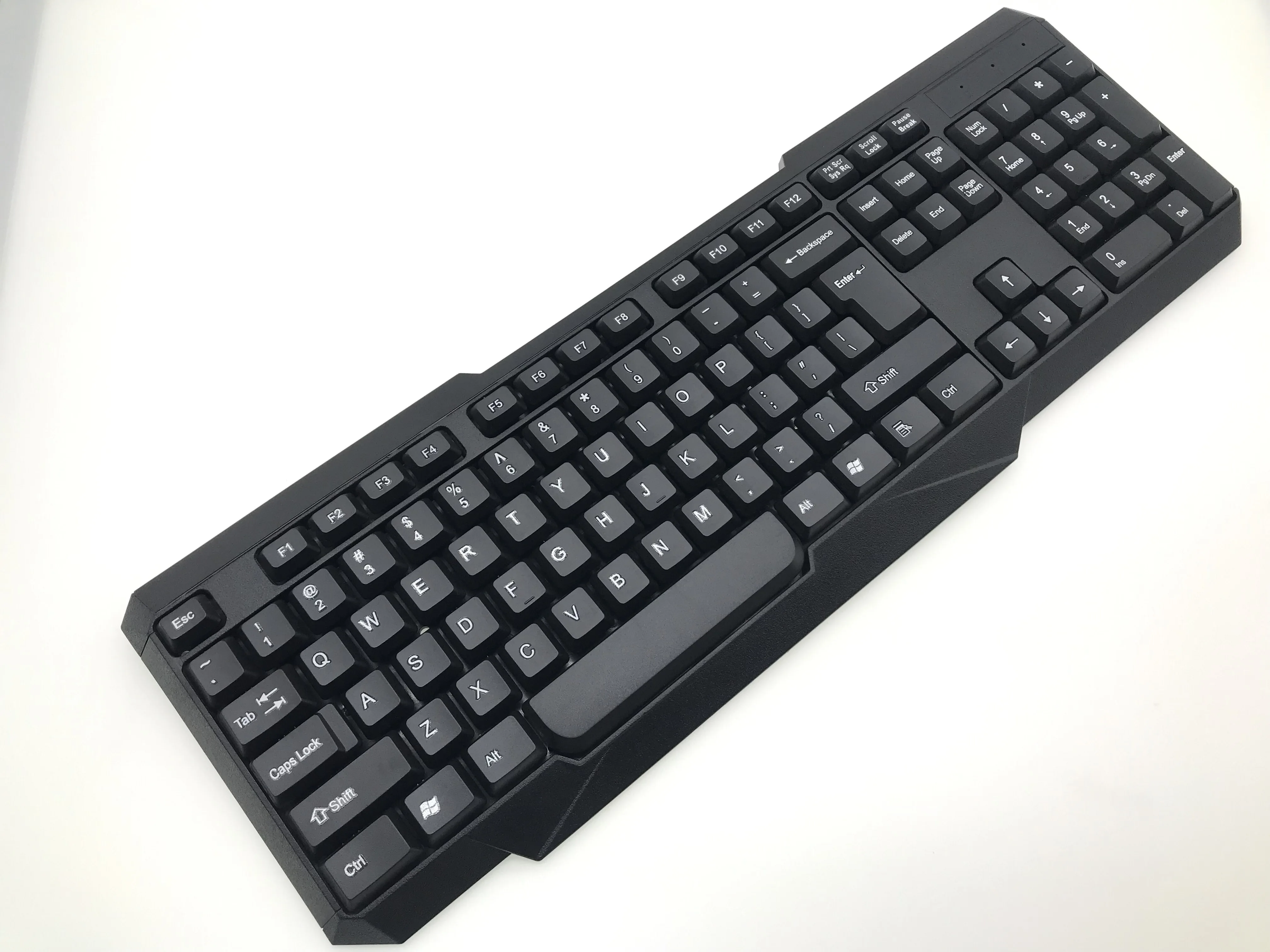 good quality gaming USB wired for keyboard mouse combo OEM different layout desktop full size best wired slim spanish keyboard