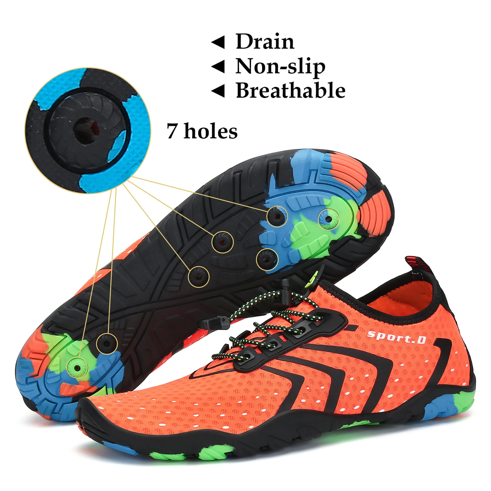 Factory Direct Quick Drying Water Shoes Unisex High Quality Breathable Water Shoes Unisex
