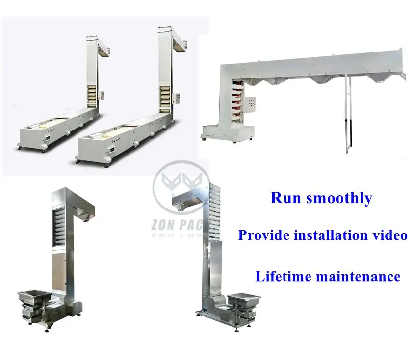 Professinal Manufacture For Bucket Chain Elevator Z Shape /C Shape Transporting Bucket Conveyor System