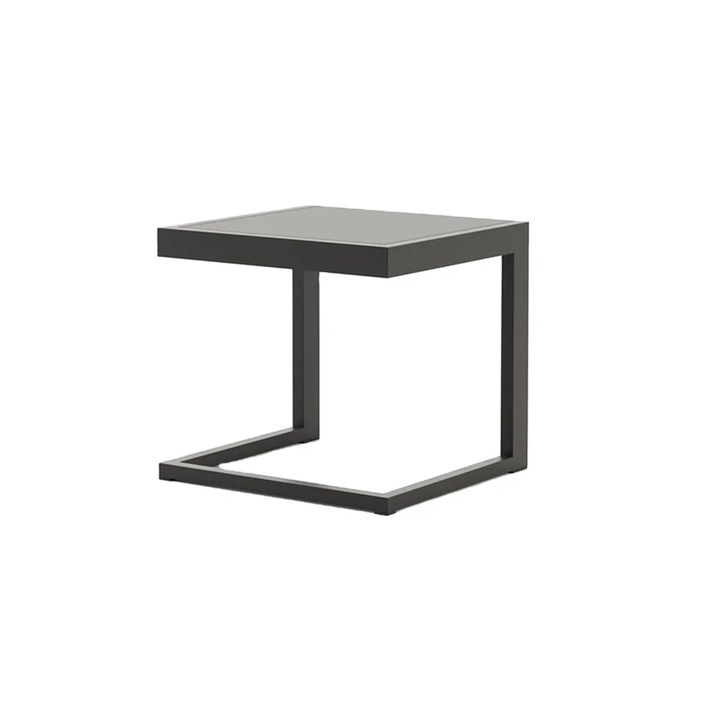 Modern garden outdoor furniture metal one seat sofa  for Courtyard