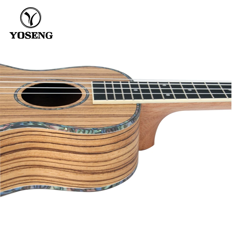 Special Zebra Wood  Production Custom OEM Wooden Ukulele Wholesale