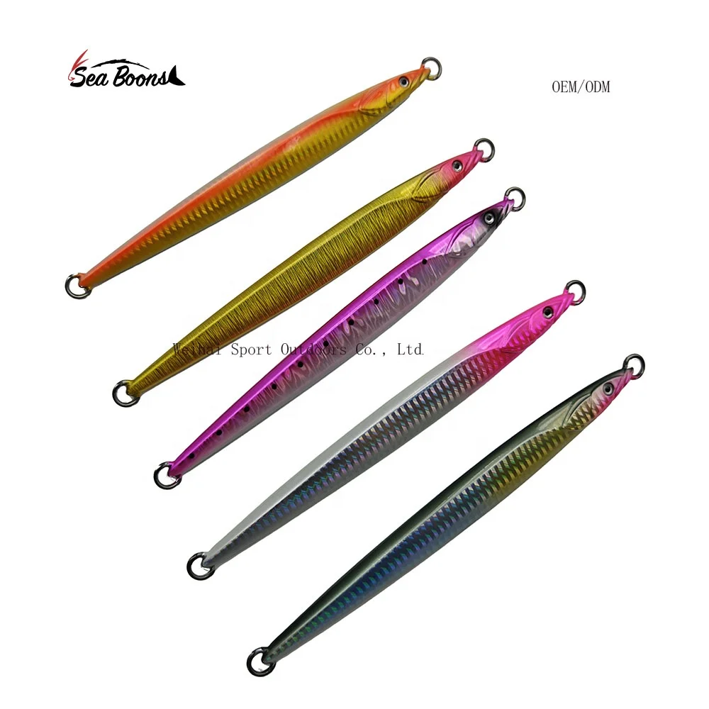 Speed Sinking Luminous Simulated Bait Fishing Tackle Wave Lead Fish Lure Metal Jig Metal Jig Lure Fishing Jigs