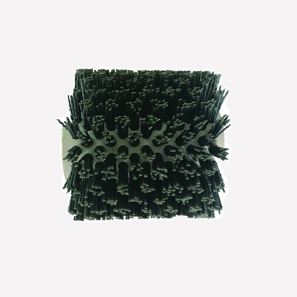 Abrasive pvc shaft nylon bristle cylinder brush roller for cleaning machine