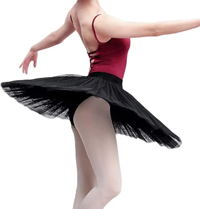 Rehearsal Tutu Practice Tutu Layered Swan Costume Girls Women Platter Pancake Tutu
