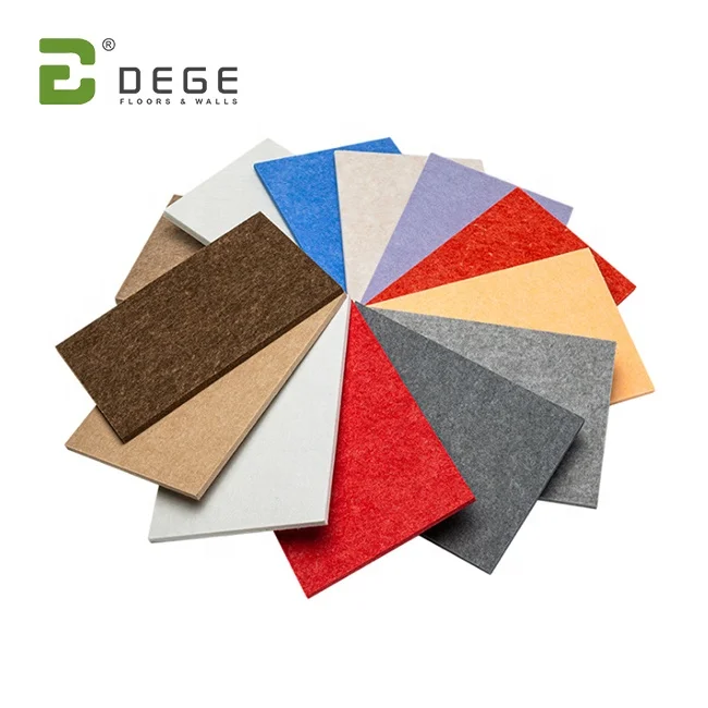 100% Polyester Fiber PET Sound-absorbing Acoustic Panel