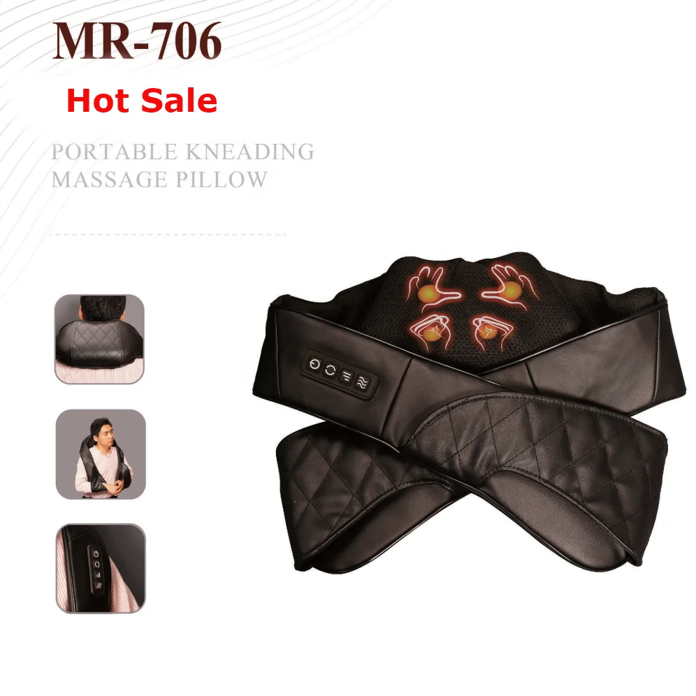 Tapping Kneading Infrared Heating Vibrating Portable Waist Massage Belt