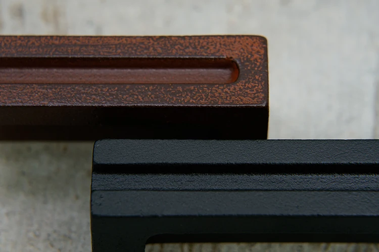 Gentle casting traditional craft custom sliding square door handle