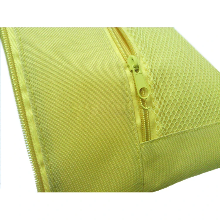 factory custom logo waterproof Oxford cloth A4 zipper lock document pouch bag two zipper pockets file folder for office supplies