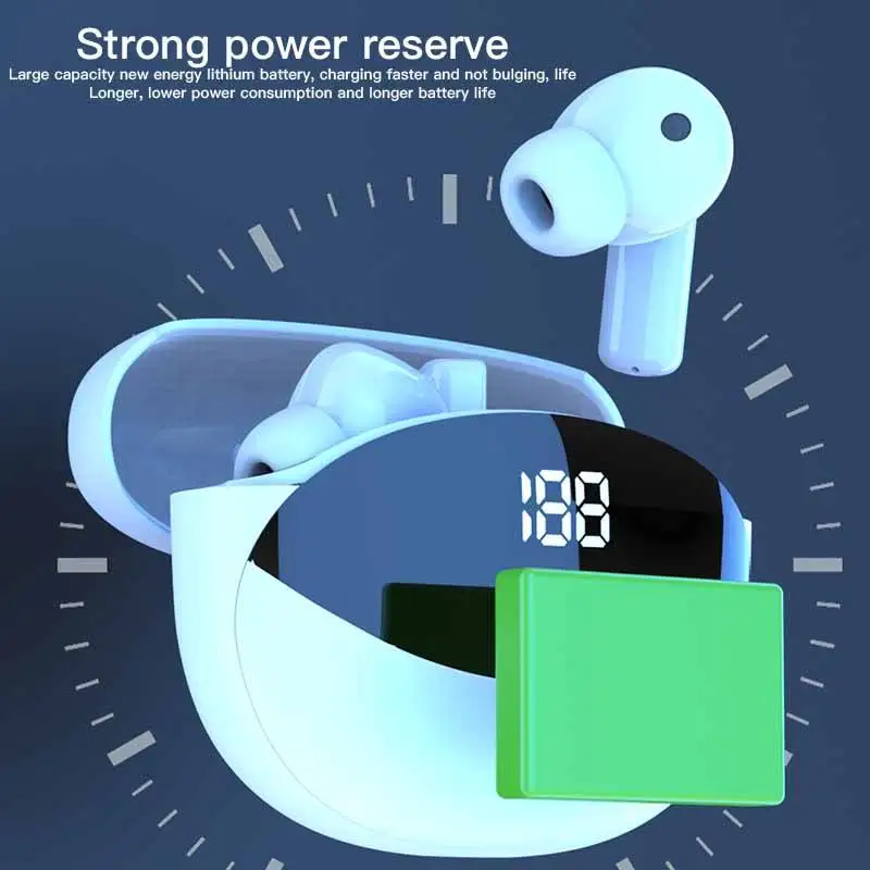 High Quality A6S TWS Wireless Earbuds Stereo Headset BT5.0 Stereo Headphones Waterproof Sport Auriculares Mini Earphone