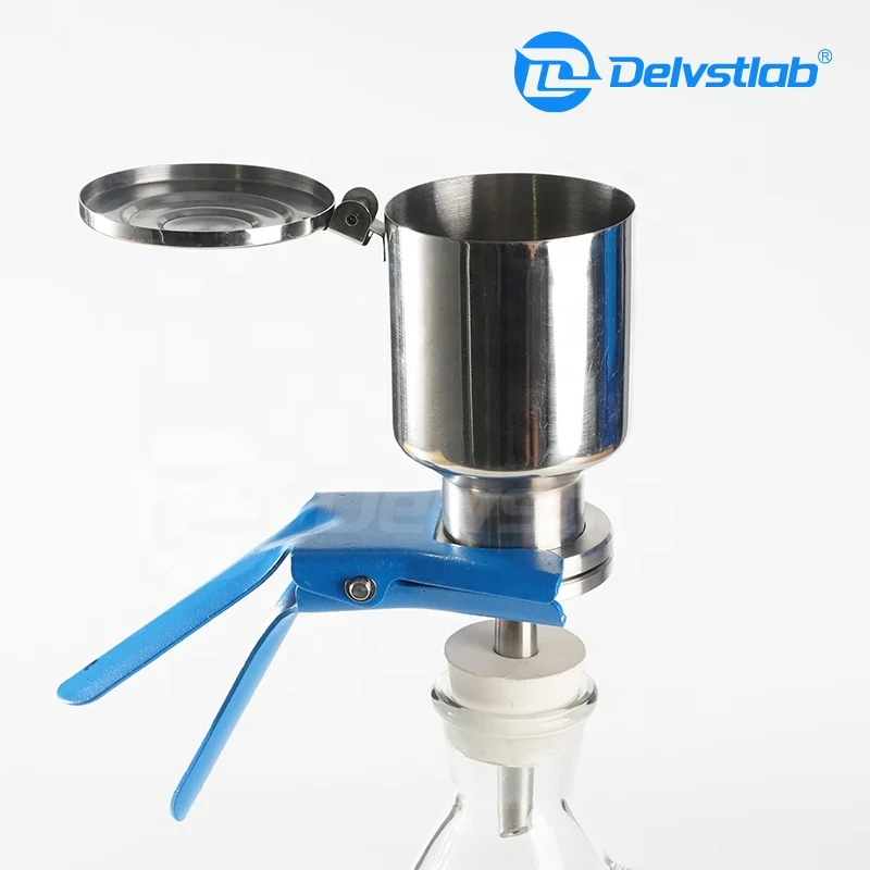 Stainless Steel Funnel  HPLC Analysis Laboratory Solvent Filter Holder