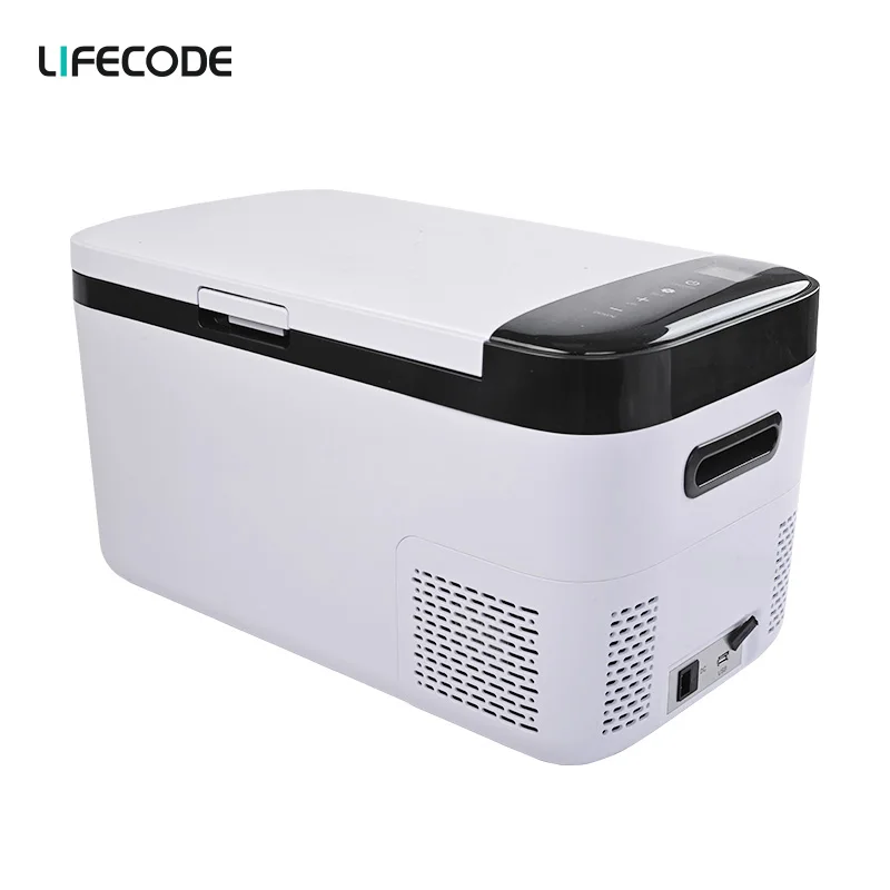 Factory Direct Selling  App Control Car Portable Fridge Freezer Refrigerator with compressor 120V adaptor