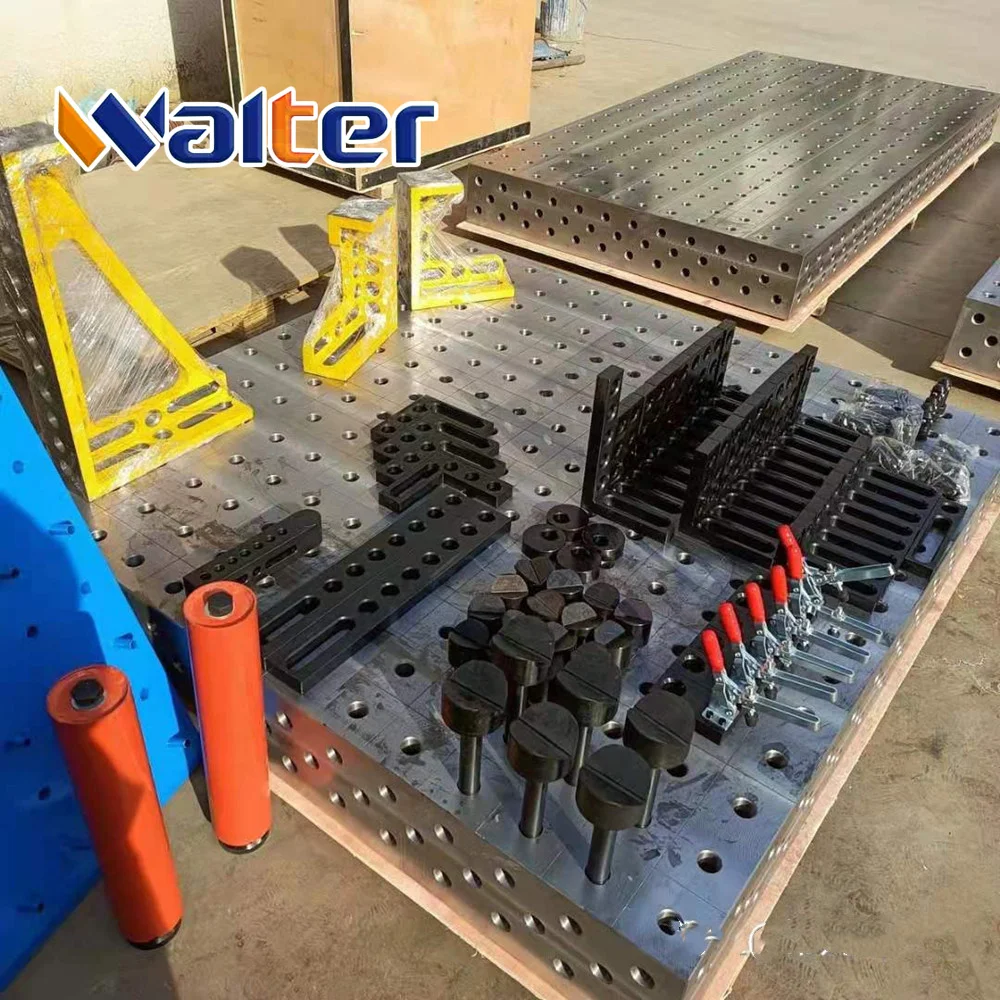 3D welding table Nitrided plasma cast iron Steel bench Equipment coating Customized OEM CE ISO 3D 2D welding table