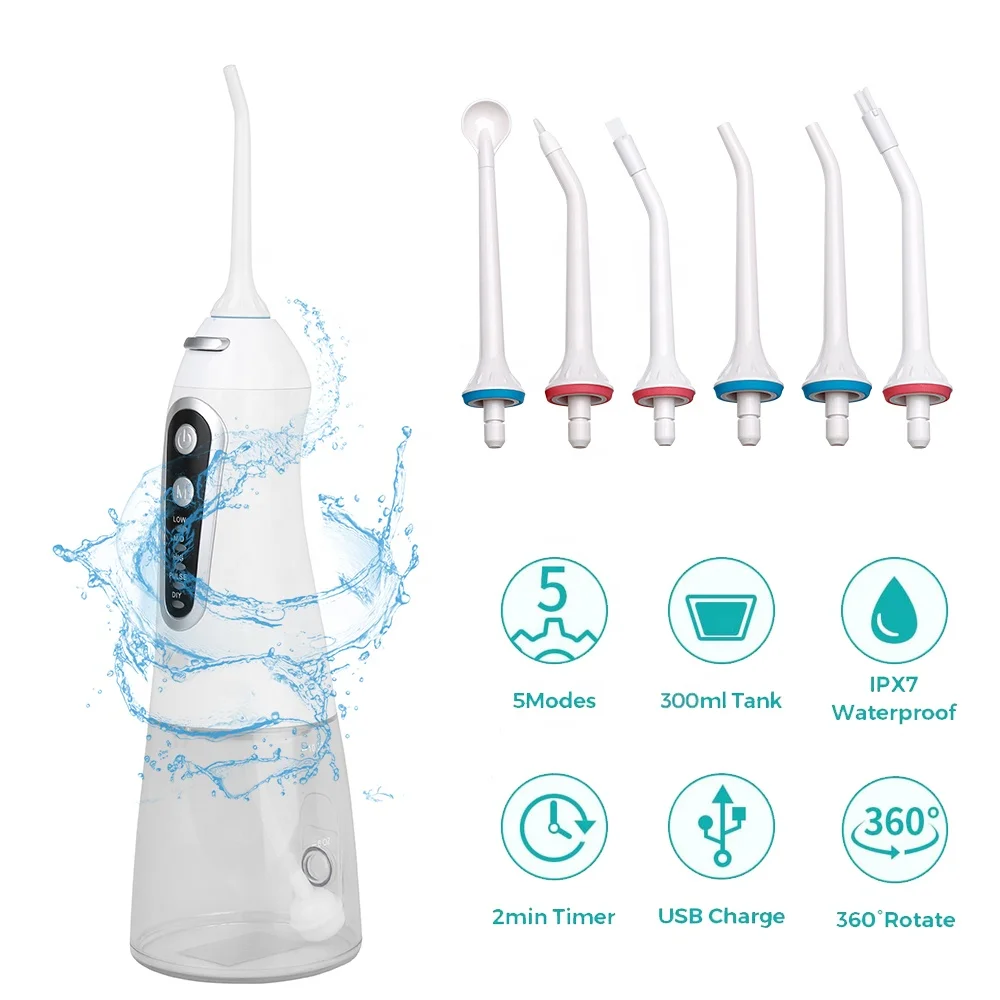 Factory supplier Water Flosser Portable IPX7 IPX8 waterproof Dental Floss Oral Irrigated Teeth Clean Oral Irrigator