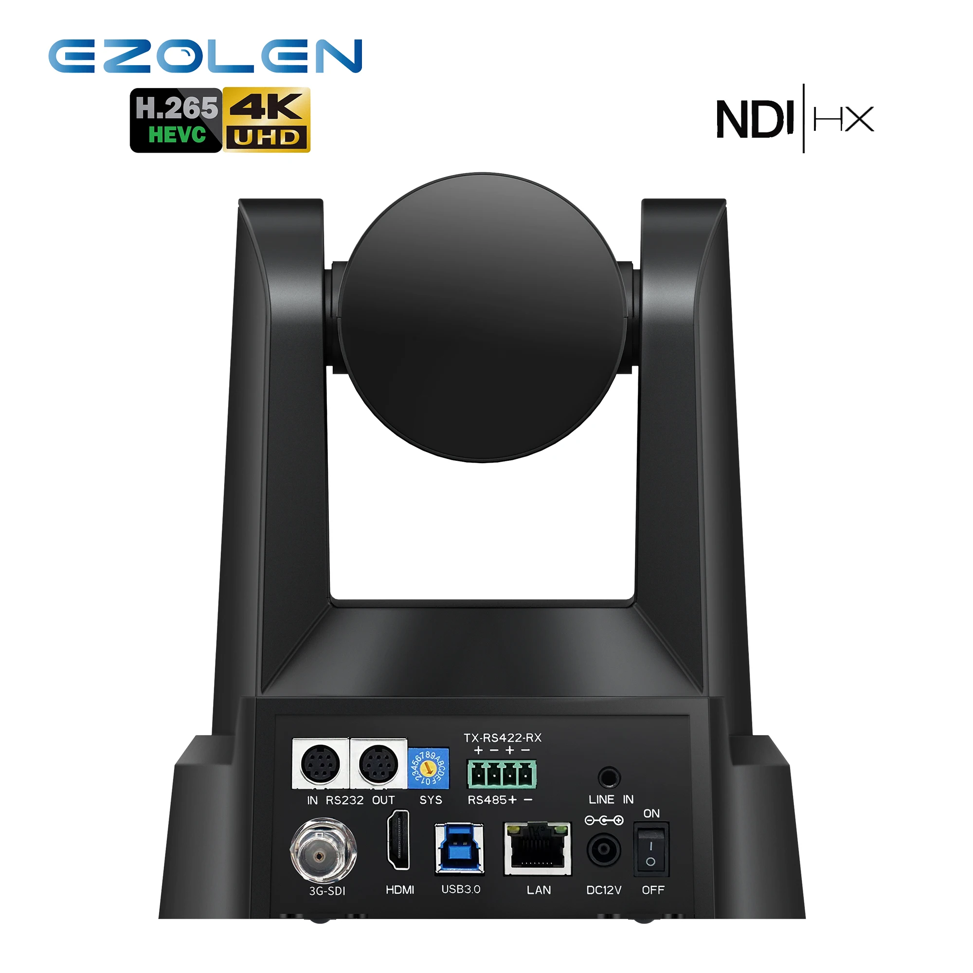 Live Streaming Brocast UHD 1080P 4K PTZ 20X Optical Remote Auto Tracking Video Conference Camera from EZOLEN