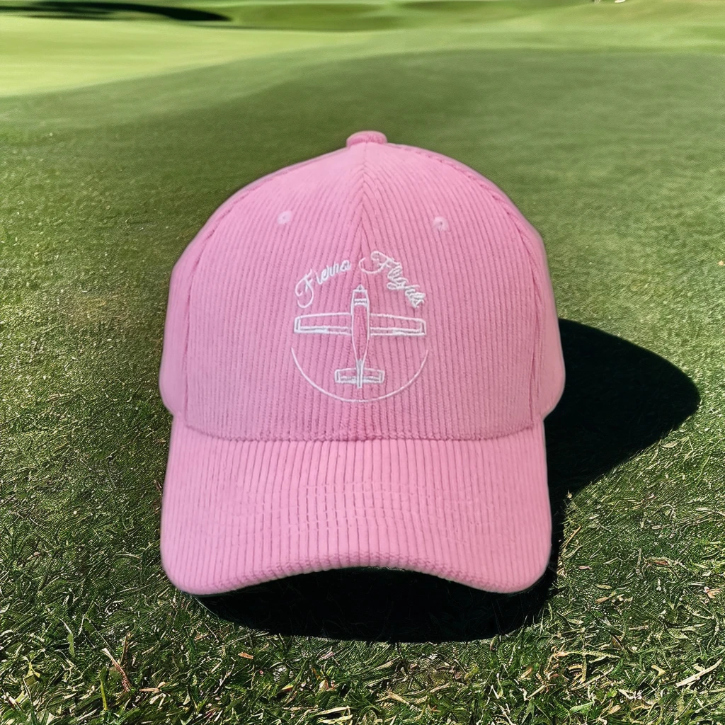 High Quality Velvet Oxford Fabric Baseball Cap with Custom Letter Embroidery Leopard Dot Pattern for Sporty Golf Fishing Hiking