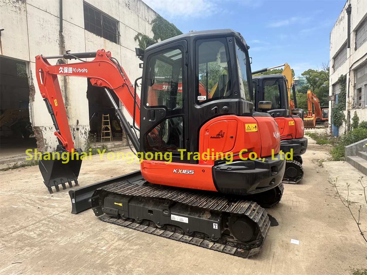 used kubota kx165 excavator kubota mini excavator 5 ton KX 165 digger Construction Compact Equipment