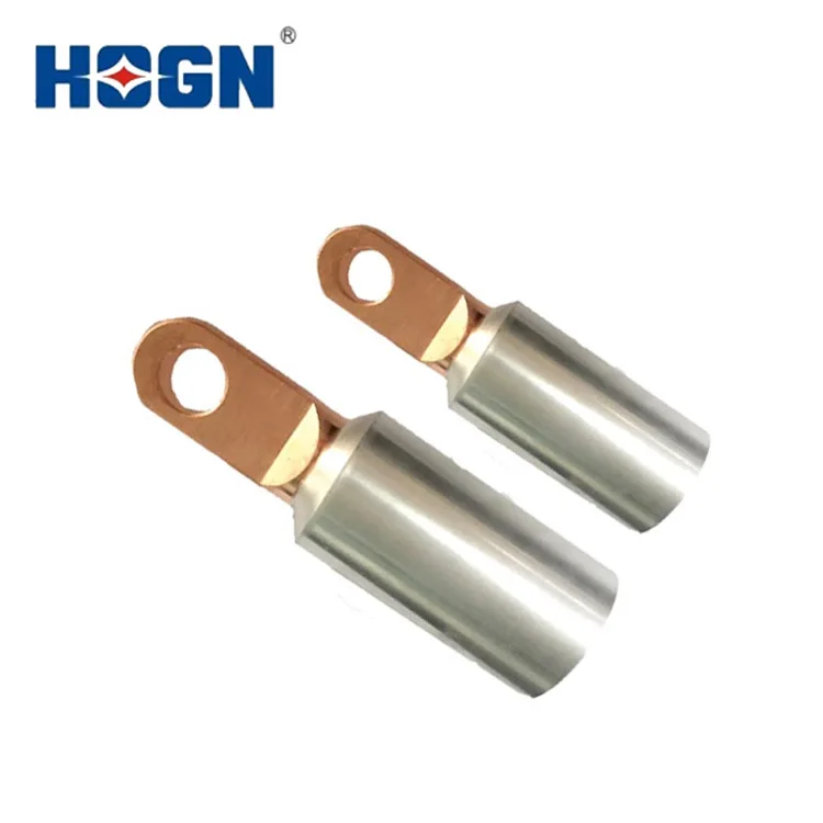 HOGN Copper Aluminum Al-Cu Bimetallic lug and Bimetal Cable Wire Terminal Lug