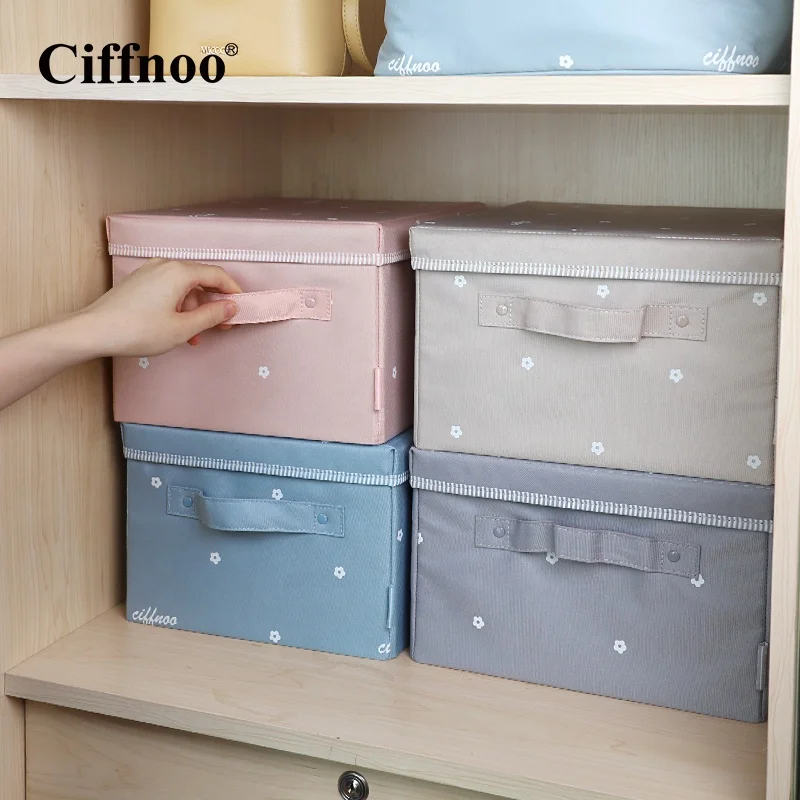 Factory new custom design household with toys clothes books finishing storage portable cloth art storage box