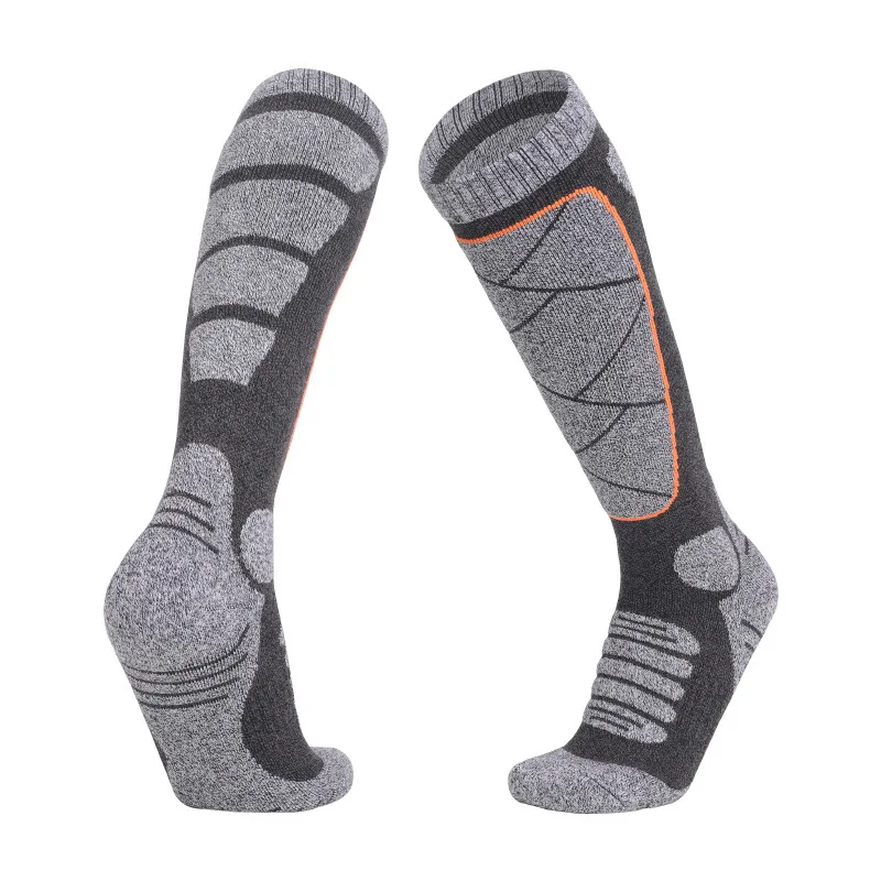 Зимние толстые спортивные походные носки на заказ шерстяные теплые merino для мужчин