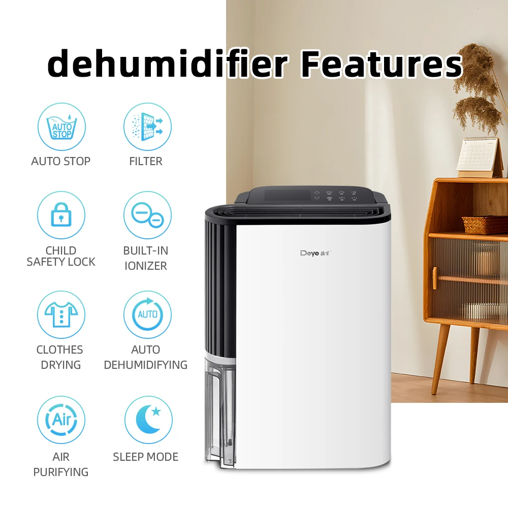 DYD-T23A 23L commerical air dehumidifier Custom Design Eco-friendly polar wind dehumidifier