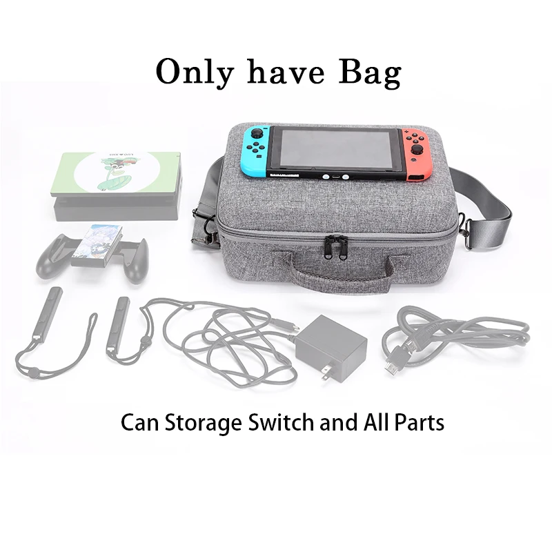 Жесткий чехол для хранения Nintendo Switch EVA, сумка на плечо для Nintendo Switch и аксессуары