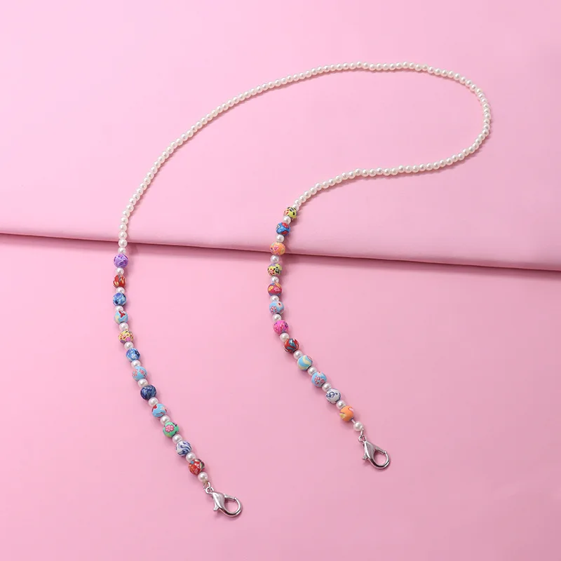 JOJO Factory Custom Facemask Glasses Necklace Face Color Mouth-muffle Holder Rope Masker Bead Chain from Vietnam