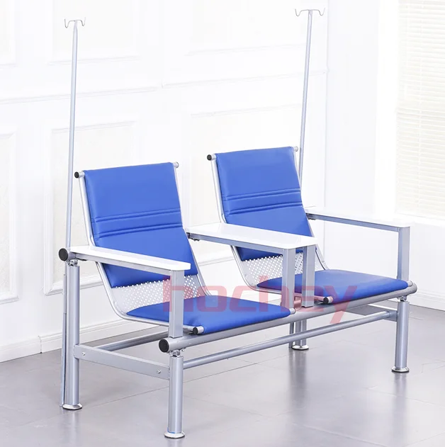Hochey Public Seat Chemotherapy Waiting Chair Electric Blood Collection Chair Reclined Bed Infusion Chair for 2 People