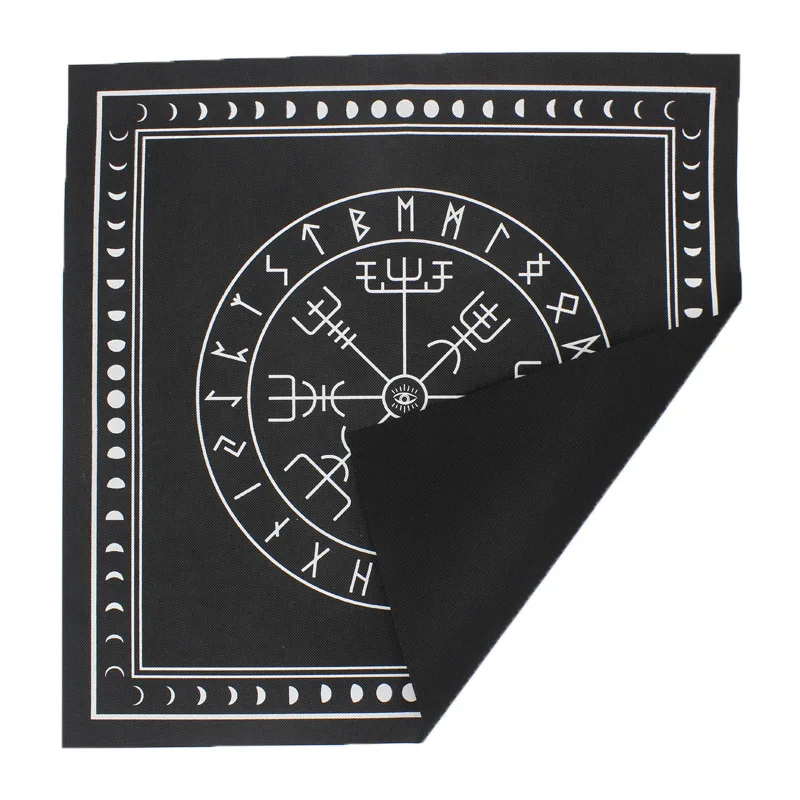 Twelve constellations 49*49cm tarot cloth Divination printed Velvet Tarot card Altar table cloth