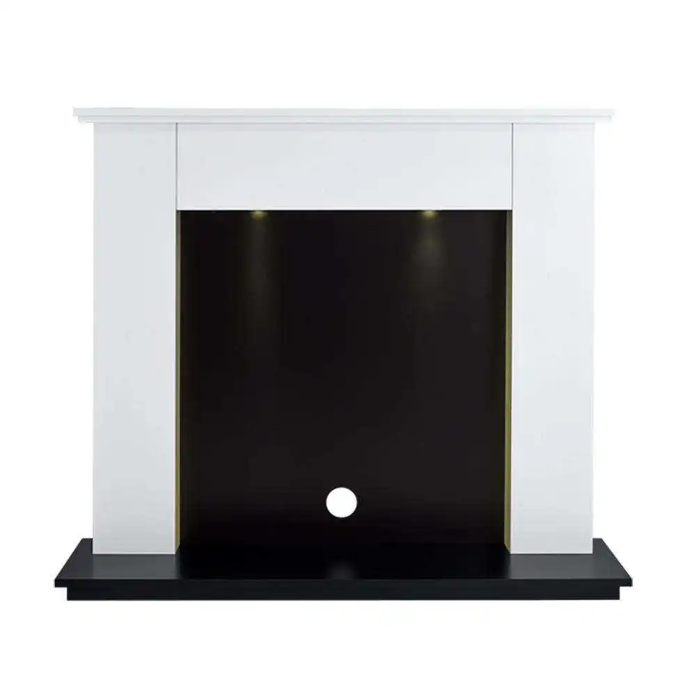 Promotion Wall Mounted Household Wood LED Electric Fireplace For Living Room