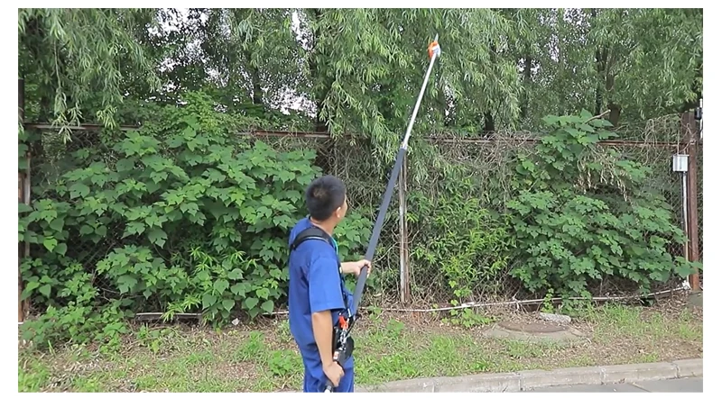 QJB270 Gas Pole Chainsaw Adjustable Cordless Pole Saw for Telescopic Tree Pruner