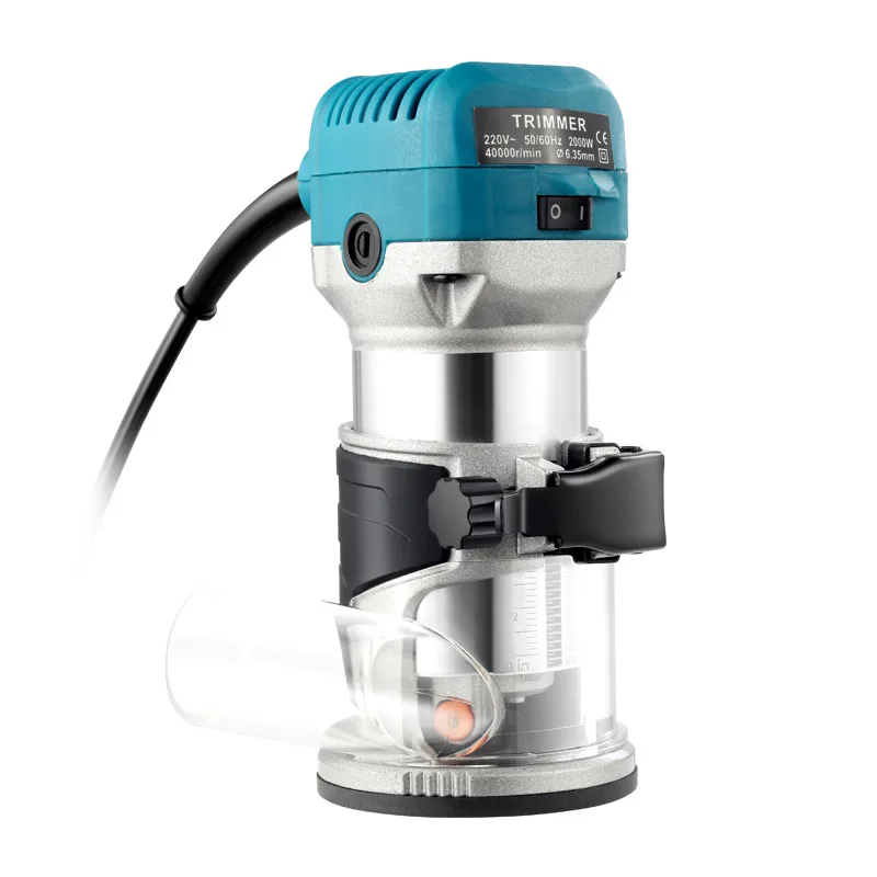 THPT 2200W Professional High Quality Portable Double Collet Wood Router Electric Wood Compact Trimmer Machine