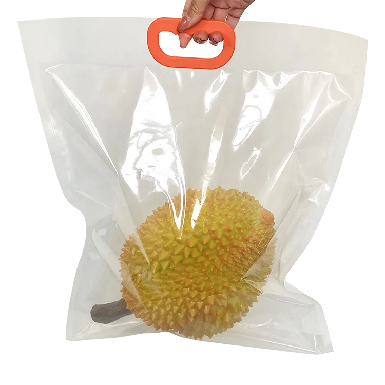 Thai portable vacuum  packaging clear plastic food bag for fruit and vegetable bag