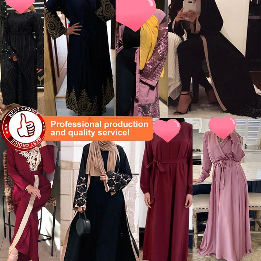 2022 Abaya Kaftan Islamic Clothing Hot Rhinestone Ribbon Abaya Dubai Muslim Robe Turkey Caftan Marocain Prom Dresses