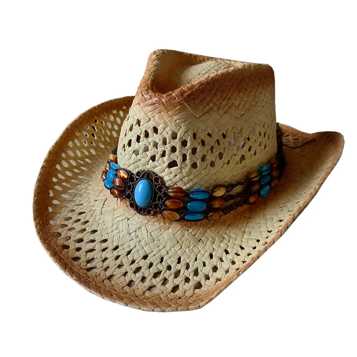Мужская бумажная соломенная ковбойская шляпа в наличии, США, американская, Западная, соломенная шляпа с регулируемыми полями, флаг США, соломенная ковбойская шляпа