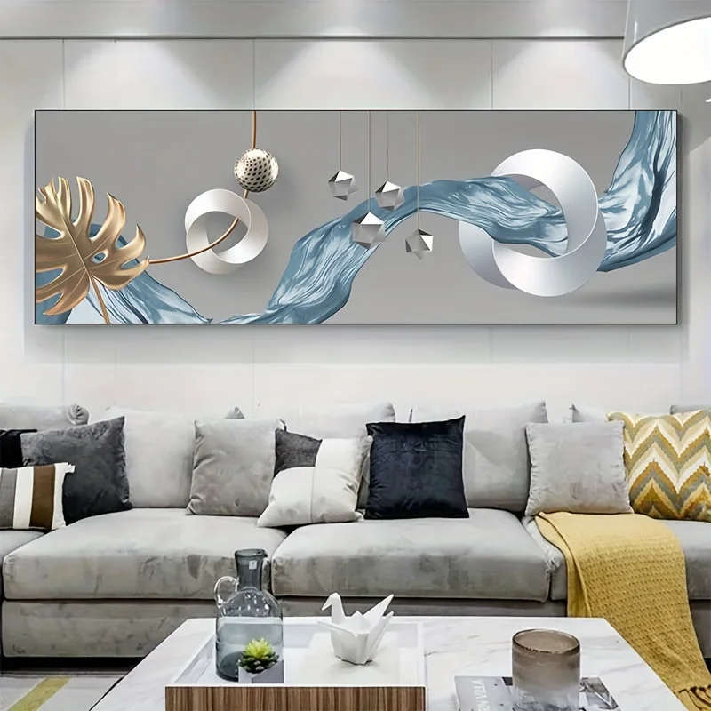 Modern Fashion Home Decor Luxury Wall Painting Canvas Print Floating Frame Paintings Wall Art Living Room Home Decor Products