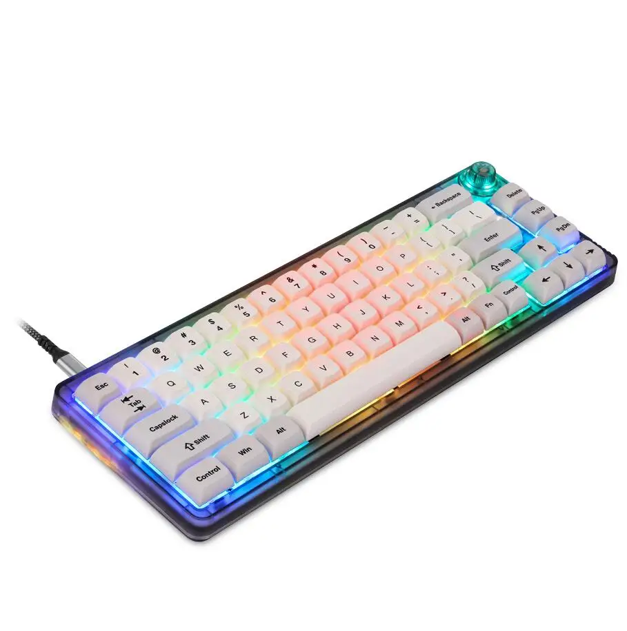 Motospeed Factory supply 65% PBT wired CK67 Gateron switch rgb mechanical gaming keyboard
