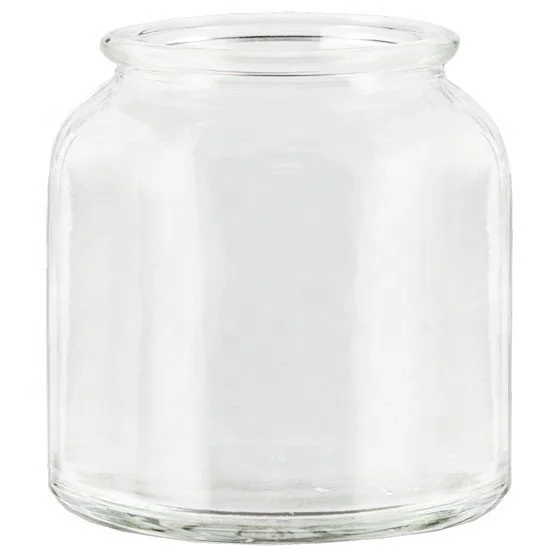 8oz apothecary glass jar no cork can be diy glass bottle/jars