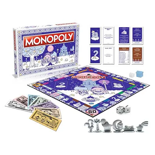 O-Moon X Монополия Классическая Лицензированная Монополия настольная игра Подарочная Семейная Игра