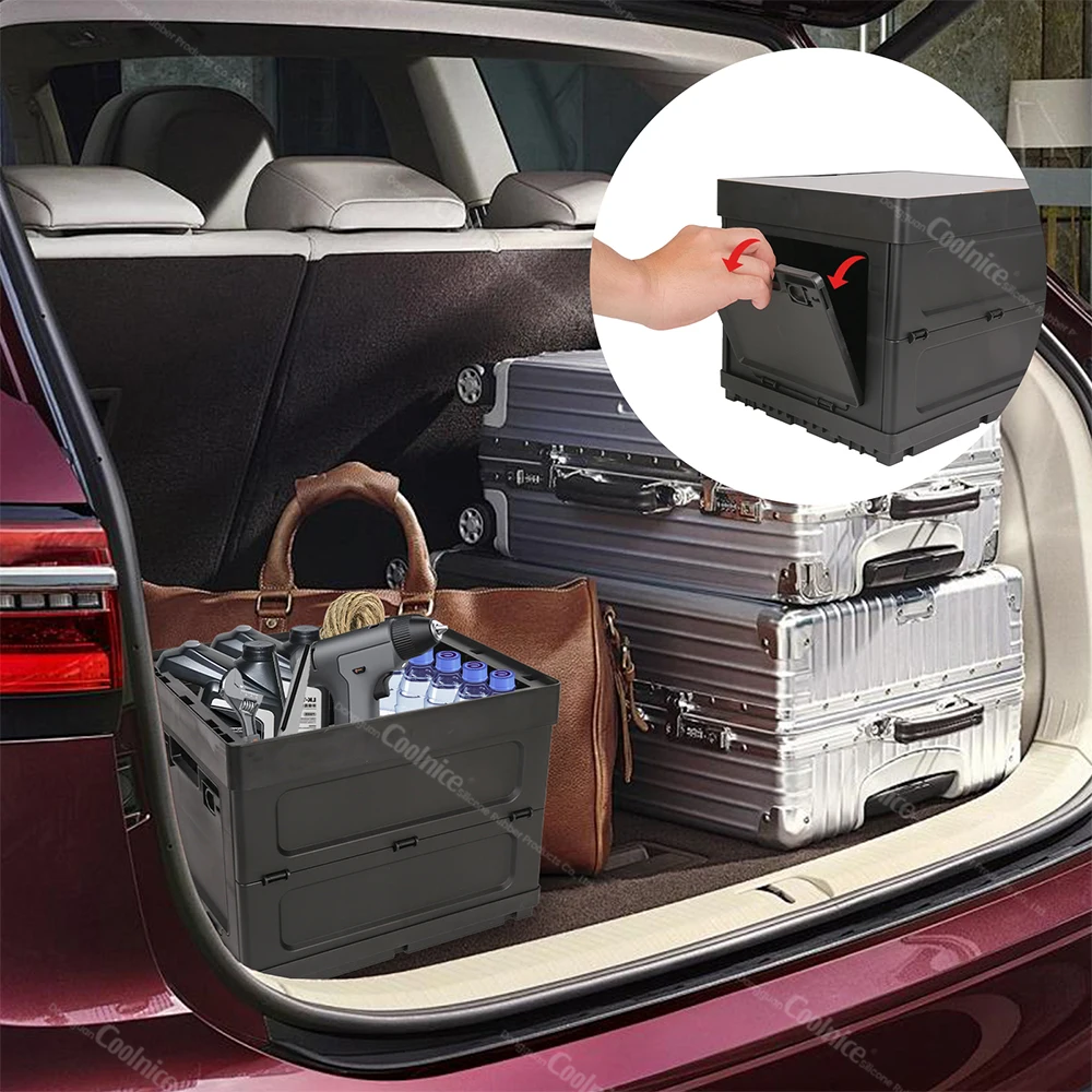 New Product Idea 2025 Durable Trunk Organizer for Car Trunk Storage Organizer for Car Suv Garage Camping