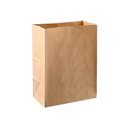 Disposable Brown stand up kraft paper shopping bag dupont tyvek paper bag dupont tyvek paper bag without handles