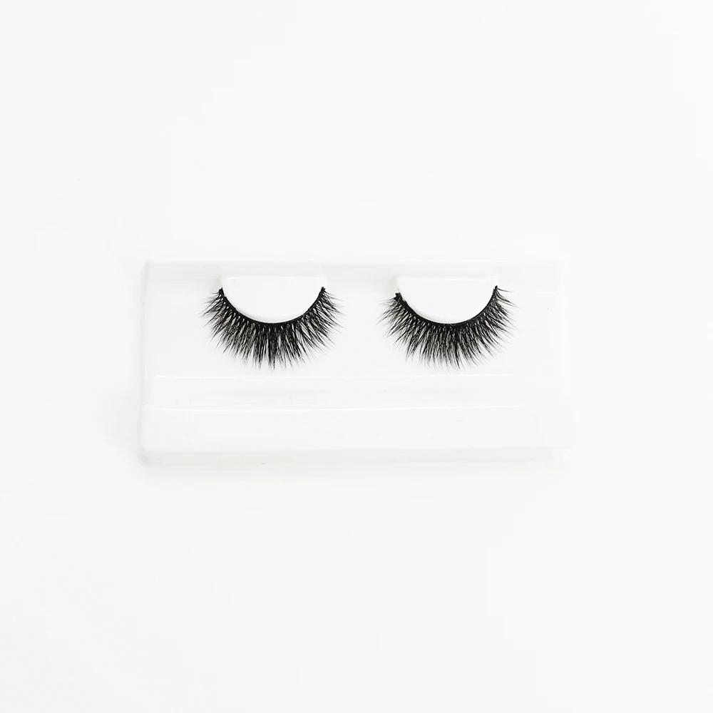 The Best-selling Lashes Custom Packaging Design Faux Mink Eyelashes Soft Flexible elastic Band Reusable Wispy Eye Lashes