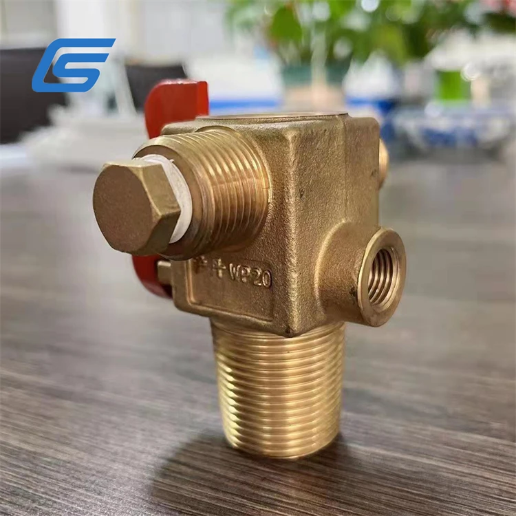 QF-T1 CNG Valve Used in Vehicle Cylinder 20MPa China Factory supply brass high pressure CNG Cylinder Valve