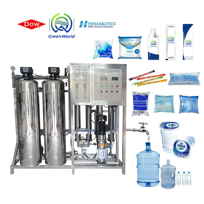 water filter Water Purified System 500L/Hour 2500LPH500L2500L10000L4000L Commercial Reverse Osmosis RO 500 liters per hour water