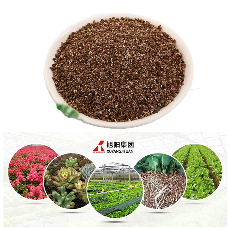 1-3mm 2-4mm 3-6mm 4-8mm expanded vermiculite for cuttage gardening soilless culture best price